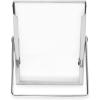 imageLaura Ashley 8x10 Rose Gold Flat Metal Picture Frame Vertical with PullOut Easel Stand Made for Tabletop Counterspace Shelf and DeskSilver
