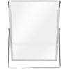 imageLaura Ashley 8x10 Rose Gold Flat Metal Picture Frame Vertical with PullOut Easel Stand Made for Tabletop Counterspace Shelf and DeskSilver