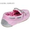 imageLaura Ashley Fleece Girls Moccasin Slippers Indoor Outdoor Easy to Wear Home Shoes for KidsPink