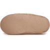 imageLaura Ashley Fleece Girls Moccasin Slippers Indoor Outdoor Easy to Wear Home Shoes for KidsTan Plain