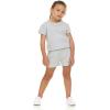 imageLaura Ashley Girls 5Pack Shorts  Soft ampamp Stylish Essentials for Toddlers and Little Girls 12M4YGrey  Pink Green  Blue Floral  Orange