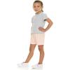 imageLaura Ashley Girls 5Pack Shorts  Soft ampamp Stylish Essentials for Toddlers and Little Girls 12M4YGrey  Pink Green  Blue Floral  Orange