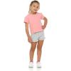imageLaura Ashley Girls 5Pack Shorts  Soft ampamp Stylish Essentials for Toddlers and Little Girls 12M4YYellow  Pink  Green  Grey  Print
