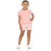 imageLaura Ashley Girls 5Pack Shorts  Soft ampamp Stylish Essentials for Toddlers and Little Girls 12M4YYellow  Pink  Green  Grey  Print