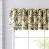 imageLaura Ashley Home  Linley Collection  Stylish Premium Hotel Quality Valance Curtain Chic Decorative Window Treatment for Home Dcor 86quot X 15quot Pale Yellow