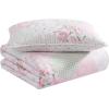 imageLaura Ashley Kids  Twin Quilt Set Reversible Kids Bedding with Matching Shams Ideal for Toddler Bedding Set Ideal Girl Room Essentials Ellyn Pink TwinEllyn Pink