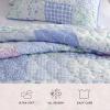 imageLaura Ashley Kids  Twin Quilt Set Reversible Kids Bedding with Matching Shams Ideal for Toddler Bedding Set Ideal Girl Room Essentials Ellyn Pink TwinParker Patchwork Purple