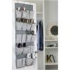 imageLaura Ashley NonWoven 20 Pocket Shoe Organizer  Almeida Closet Storage  Foldable  Great for Inside Closet  Hung Behind Door  Organizes Shoes  Sneakers  Accessories  Dove Grey