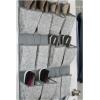 imageLaura Ashley NonWoven 20 Pocket Shoe Organizer  Almeida Closet Storage  Foldable  Great for Inside Closet  Hung Behind Door  Organizes Shoes  Sneakers  Accessories  Dove Grey