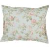 imageLaura Ashley Queen Duvet Cover Set Reversible Cotton Bedding Set Includes Matching Shams with Bonus Euro Shams ampamp Throw Pillow Covers Bramble Floral Green QueenMadelynn Blue