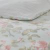 imageLaura Ashley Queen Duvet Cover Set Reversible Cotton Bedding Set Includes Matching Shams with Bonus Euro Shams ampamp Throw Pillow Covers Bramble Floral Green QueenMadelynn Blue