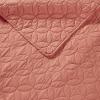 imageLaura Ashley Solid Collection Quilt Set100 Cotton Breathable All Season Bedding with Matching Shams PreWashed for Added Softness FullQueen Coral 3 CountCoral