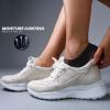 imageLaura Ashley Womens Ultra LowCut Laser Cut Liner Socks  NonSlip ampamp Invisible  Ideal for Sports ampamp Everyday WearBlack  White10 Pair
