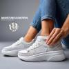 imageLaura Ashley Womens Ultra LowCut Laser Cut Liner Socks  NonSlip ampamp Invisible  Ideal for Sports ampamp Everyday WearWhite  Grey10 Pair
