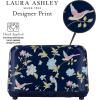 imageVQ Laura Ashley Elveden Navy Stainless Steel 2 Slice Toaster  MultiFunctional Bagels ampamp Bread Toaster 2 Slice with Adjustable Heating ampamp Defrost Mode  Featuring 2 Wide Slots Croissant Warming RackElveden Navy 4 Slice Toaster