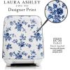 imageVQ Laura Ashley Elveden Navy Stainless Steel 2 Slice Toaster  MultiFunctional Bagels ampamp Bread Toaster 2 Slice with Adjustable Heating ampamp Defrost Mode  Featuring 2 Wide Slots Croissant Warming RackChina Rose 2 Slice Toaster