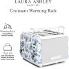 imageVQ Laura Ashley Elveden Navy Stainless Steel 2 Slice Toaster  MultiFunctional Bagels ampamp Bread Toaster 2 Slice with Adjustable Heating ampamp Defrost Mode  Featuring 2 Wide Slots Croissant Warming RackChina Rose 4 Slice Toaster