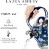 imageVQ Laura Ashley Elveden White 3L Stainless Steel Tea Kettle Stovetop Whistling Teapot for Induction Gas Hob or others Silicon Coated Cool Handle ampamp Push Button Mechanism Vintage Stove Top KettleElveden Navy 3L Stove Top Kettle