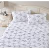 imageLaura Ashley  Queen Sheet Set Cotton Flannel Bedding Brushed for Extra Softness ampamp Comfort Evie Pink QueenJessika LavenderWhite