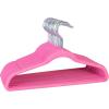 imageLaura Ashley 25 Pack Slim Velvet Hangers Durable  Strong Plastic  Slim  Keeps Shape  Closet Organization  Heather Grey  Holds 10lbs  Holds ShapePink