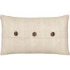 imageLaura Ashley LAP008366 Decorative Pillow 1 Count Pack of 1 BeigeWhite