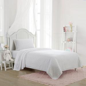 imageLaura Ashley  Kids Sheet Set UltraSoft ampamp Breathable Toddler Bedding with Matching Pillowcase WrinkleResistant Ideal Girl Room Essentials Busy Bee Pink TwinTwin XLConfetti Pink