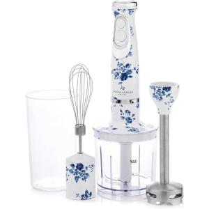 imageLaura Ashley 150W Immersion Blender Handheld  4 in 1 Electric Hand Blender for Kitchen with Durable Stainless Steel Blades Whisk ampamp 300ml Mixing Pouring Cup  2 Speed Modes Hand Held Stick BlenderChina Rose