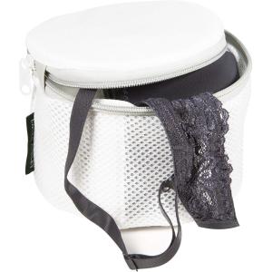 imageLaura Ashley Laundry Zipper Closure to Protect up to 4 Mesh Bra Wash Bag 63quot Rd x 39quot White1