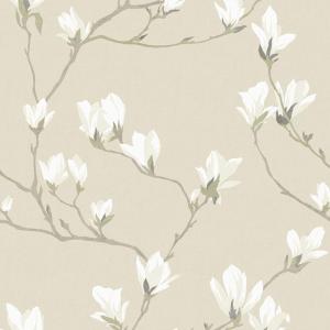 imageLaura Ashley Magnolia Grove Natural Wallpaper