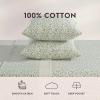 imageLaura Ashley  Queen Sheet Set Breathable Percale Cotton Bedding with Deep Pockets Chic Home Decor OekoTex Certified Tierney Green QueenTierney Green