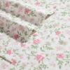 imageLaura Ashley  Queen Sheet Set Super Soft Cotton Percale Bedding Set with Matching Shams OekoTex Certified Aylesmore Ditsy Red QueenBonnie Pink