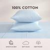 imageLaura Ashley  Queen Sheet Set Super Soft Cotton Sateen Bedding Set with Matching Shams OekoTex Certified Little Vines Blue QueenLittle Vines Blue
