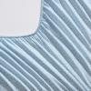 imageLaura Ashley  Queen Sheet Set Super Soft Cotton Sateen Bedding Set with Matching Shams OekoTex Certified Little Vines Blue QueenLittle Vines Blue