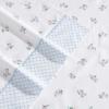 imageLaura Ashley  Sheet Set Breathable Percale Cotton Bedding 200 Thread Count Deep Pocket Chic Home Decor Harperette Blue QueenFull