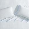 imageLaura Ashley  Sheet Set Breathable Percale Cotton Bedding 200 Thread Count Deep Pocket Chic Home Decor Kate Blue QueenKing