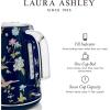 imageLaura Ashley China Rose Cordless Jug Kettle 17 Liter by VQ  Energy Efficient 3KW Rapid Boil Stainless Steel Electric Kettle for Boiling Water  Overheating ampamp Boil Dry Protection Electric Tea KettleLaura Ashley Elveden Navy Jug Kettle