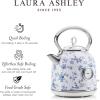imageLaura Ashley China Rose Cordless Jug Kettle 17 Liter by VQ  Energy Efficient 3KW Rapid Boil Stainless Steel Electric Kettle for Boiling Water  Overheating ampamp Boil Dry Protection Electric Tea KettleChina Rose