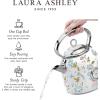 imageLaura Ashley China Rose Cordless Jug Kettle 17 Liter by VQ  Energy Efficient 3KW Rapid Boil Stainless Steel Electric Kettle for Boiling Water  Overheating ampamp Boil Dry Protection Electric Tea KettleElveden White