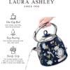 imageLaura Ashley China Rose Cordless Jug Kettle 17 Liter by VQ  Energy Efficient 3KW Rapid Boil Stainless Steel Electric Kettle for Boiling Water  Overheating ampamp Boil Dry Protection Electric Tea KettleElveden Navy