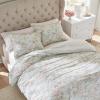 imageLaura Ashley Home  Queen Duvet Cover Set Reversible Cotton Bedding with Matching Shams Breathable Home Decor for All Seasons Madelynn Blue QueenBlueGreenPink