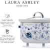 imageLaura Ashley Slow Cooker 37 Quart  Large Slow Cooker 37 QT for 4 to 5 People  Energy Efficient Slow Cookers with 3 Heat Settings  Dishwasher Safe Removeable Ceramic Crock ampamp Tempered Glass LidChina Rose 37 Quart Slow Cooker