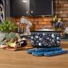 imageLaura Ashley Slow Cooker 37 Quart  Large Slow Cooker 37 QT for 4 to 5 People  Energy Efficient Slow Cookers with 3 Heat Settings  Dishwasher Safe Removeable Ceramic Crock ampamp Tempered Glass LidElveden Navy 68 Quart Slow Cooker