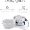 imageLaura Ashley Slow Cooker 37 Quart  Large Slow Cooker 37 QT for 4 to 5 People  Energy Efficient Slow Cookers with 3 Heat Settings  Dishwasher Safe Removeable Ceramic Crock ampamp Tempered Glass LidChina Rose 37 Quart Slow Cooker