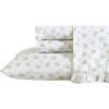 imageLaura Ashley  Queen Sheet Set Breathable Percale Cotton Bedding 200 Thread Count Floral Home Decor Roseford Orange QueenOrange