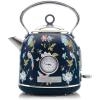 imageLaura Ashley China Rose Cordless Jug Kettle 17 Liter by VQ  Energy Efficient 3KW Rapid Boil Stainless Steel Electric Kettle for Boiling Water  Overheating ampamp Boil Dry Protection Electric Tea KettleElveden Navy