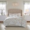 imageLaura Ashley Home  Queen Duvet Cover Set Reversible Cotton Bedding with Matching Shams Breathable Home Decor for All Seasons Madelynn Blue QueenBlueGreenPink