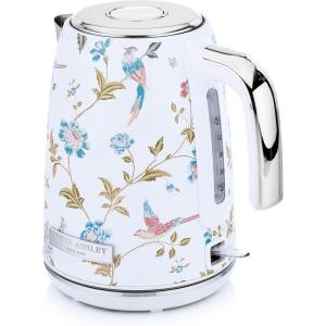 imageLaura Ashley China Rose Cordless Jug Kettle 17 Liter by VQ  Energy Efficient 3KW Rapid Boil Stainless Steel Electric Kettle for Boiling Water  Overheating ampamp Boil Dry Protection Electric Tea KettleLaura Ashley Elveden White Jug Kettle
