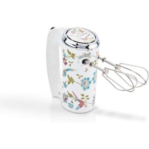 imageLaura Ashley Hand Mixer Electric Handheld 200W  Hand Held Electric Whisk with 5 Variable Speeds  Hand Mixers with Durable Stainless Steel Beaters  Easy to Clean Light Weight Cake Mixer for BakingElveden White
