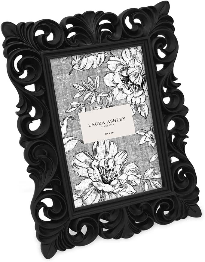 Laura Ashley Cornice Per Foto 2x3 In Resina Oro: Design Vintage Ispirato, Per Tavolo O Parete