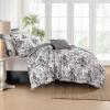 imageLaura Ashley  FullQueen Comforter Set Premium Cotton Bedding with Matching Shams ampamp Bonus Decorative Pillow Floral Home Decor OekoTex Certified Roses Gold FullQueenCharcoal